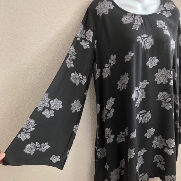 🍍Mossimo Supply Co Floral Print Peasant Dress - Picture 7 of 8